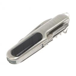 Нож мультитул складной 7 в 1 с камнем соколиный глаз