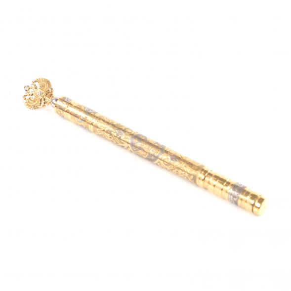 Подарочная шариковая ручка &amp;quot;Герб России&amp;quot; в деревянном футляре Златоуст 121633