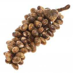 Сувенир &amp;quot;Гроздь винограда&amp;quot; коричневый оникс 100 ягод