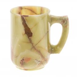 Пивная кружка из оникса 8,5х12,5 см 340 мл (3,5х5)