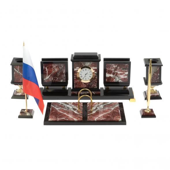 Письменный прибор из креноида на бронзовых ножках 126995