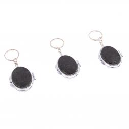 Складное зеркало брелок актиновит овальное