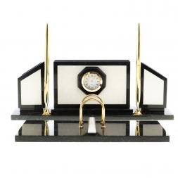 Письменный набор &amp;quot;Стенка&amp;quot; камень мрамор