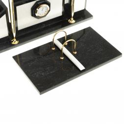 Письменный набор &amp;quot;Стенка&amp;quot; камень мрамор