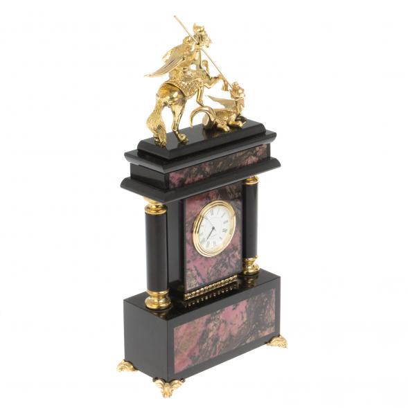 Часы &amp;quot;Георгий Победоносец&amp;quot; из родонита 126841