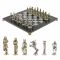 Шахматы "Галлы и Римляне" доска 36х36 см мрамор