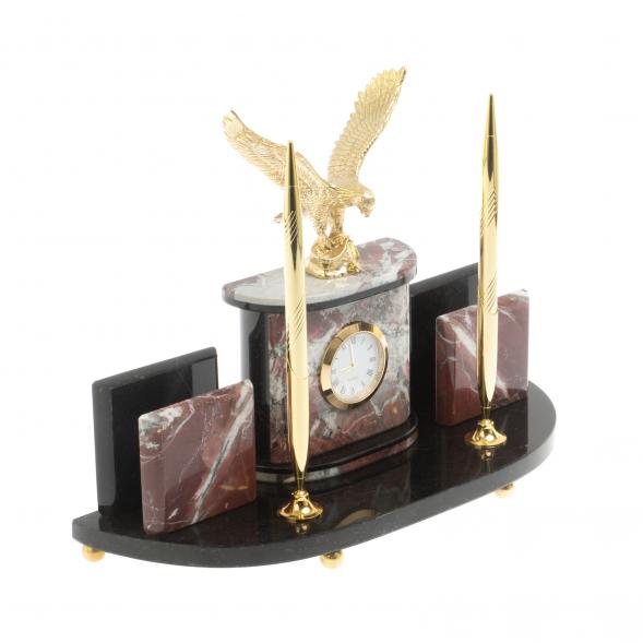 Письменный набор &amp;quot;Горный орел&amp;quot; бронза креноид 127313