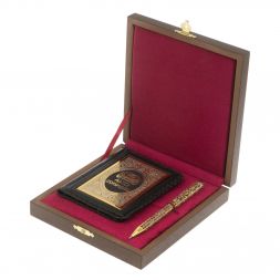 Подарочный набор "Автомобилист" обложка для автодокументов и ручка с гравюрой Златоуст