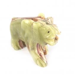 Декоративная фигурка "Тигр" камень оникс 8,2х2,9х5,5 см (3)