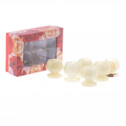 Набор стопок на ножке 10 мл из оникса набор 6 шт 3,8х3,7 см в коробке (1,5х1,5)