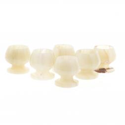 Набор стопок на ножке 10 мл из оникса набор 6 шт 3,8х3,7 см в коробке (1,5х1,5)