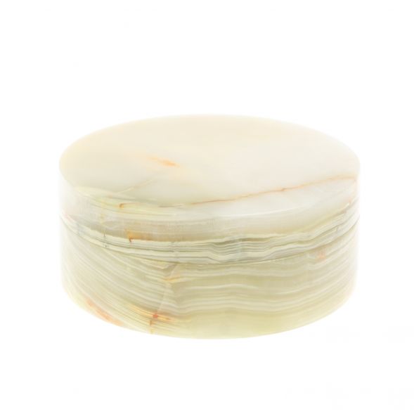 Шкатулка &amp;quot;Пудреница&amp;quot; из оникса 12,5х12,5х5 см (5) 127314