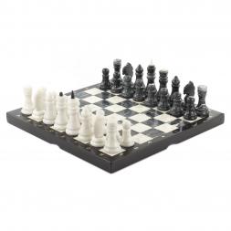 Шахматы мрамор змеевик 400х400 мм