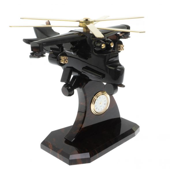 Сувенир &amp;quot;Вертолет аллигатор КА - 52&amp;quot; из обсидиана 128713