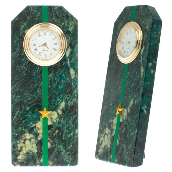 Часы-погон &amp;quot;Младший лейтенант прокуратуры РФ&amp;quot; камень змеевик 129161
