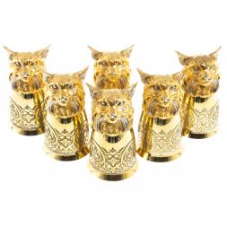 Стопки перевертыши &amp;quot;Рысь&amp;quot; набор 6 шт Златоуст