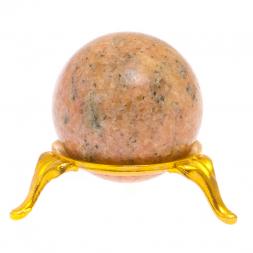 Шар из розового мрамора 4 см