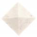 Пирамида из белого мрамора 11х11х7,5 см 126384