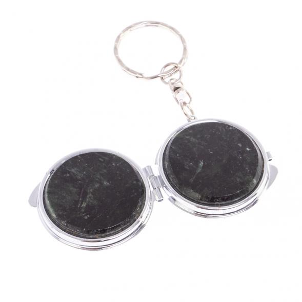 Складное зеркало брелок актиновит круглое 126621