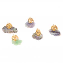 Сувенир &amp;quot;Дракон с монетой&amp;quot; на подставке из флюорита