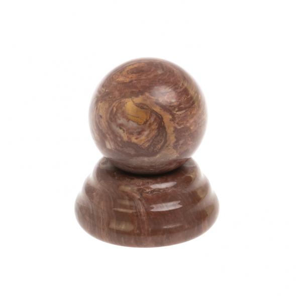 Шар 4 см на подставке из лемезита 5х5 см 127633