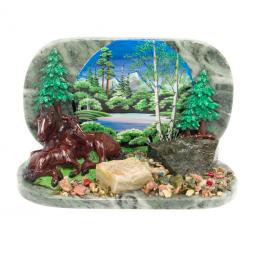 Композиция "Лошадь с жеребенком"