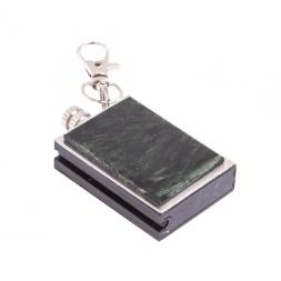 Брелок огниво &amp;quot;Вечная спичка&amp;quot; с накладкой из камня актиновит 2,8х1,3х5 см