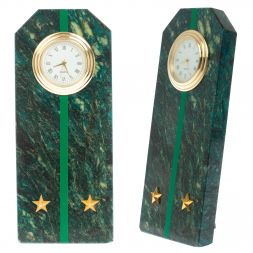 Часы-погон &amp;quot;Лейтенант прокуратуры РФ&amp;quot; камень змеевик