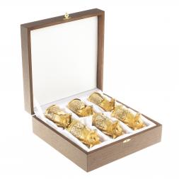 Стопки перевертыши "Кабан" набор 6 шт Златоуст