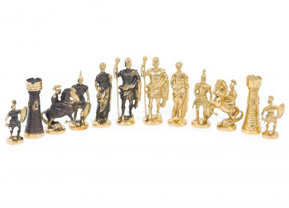 Шахматы &amp;quot;Римские&amp;quot; бронза березит 410х410 мм 117821