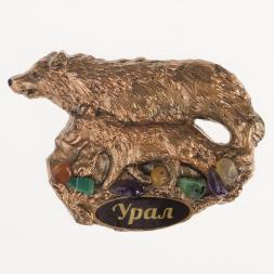 Магнит "Волчица с волчонком"