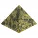 Пирамида 3,5х3,5х3,5 см камень змеевик 113735