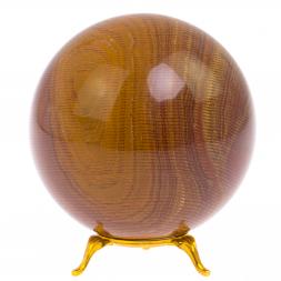 Шар из коричневого оникса 10 см (4)