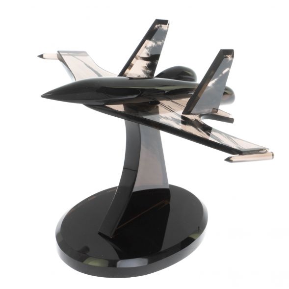 Сувенир &amp;quot;Самолет СУ - 30 у&amp;quot; из черного обсидиана 128716