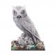Статуэтка &amp;quot;Филин большой&amp;quot; из мрамолита на подставке из змеевика 121541