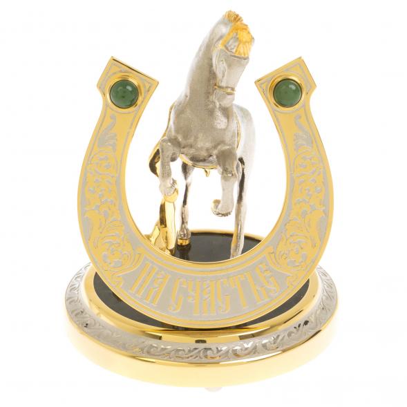 Сувенир &amp;quot;Подкова на счастье&amp;quot; нефрит Златоуст 129862