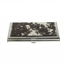 Карманная визитница из камня флогопит