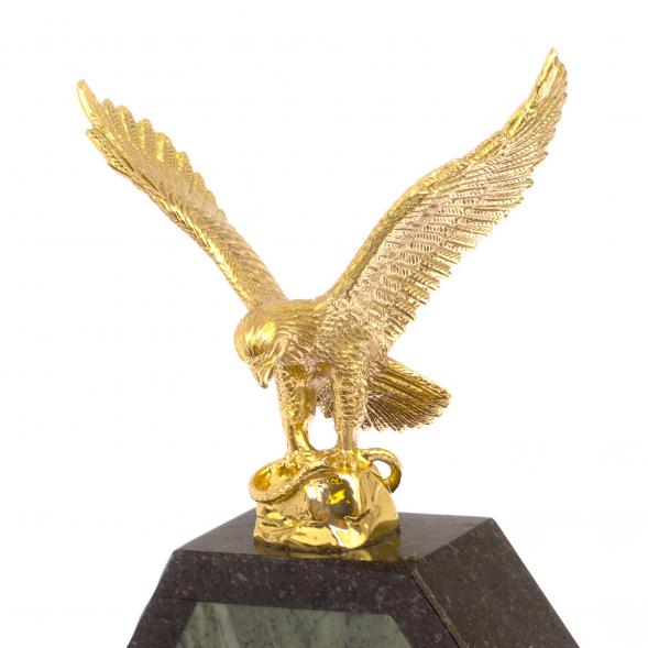 Настольный набор &amp;quot;Орел&amp;quot; камень офиокальцит 116505