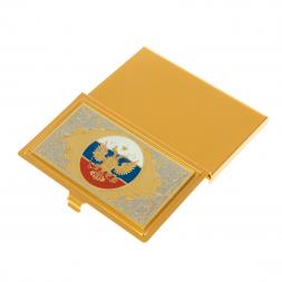 Визитница &amp;quot;Герб России&amp;quot; Златоуст