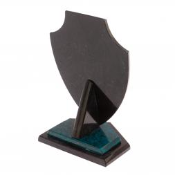 Часы из шабровского змеевика &amp;quot;Щит&amp;quot; большой