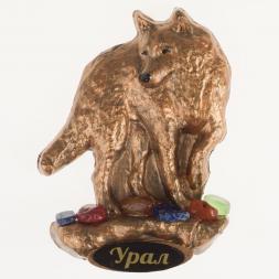 Магнит "Волк стоит"