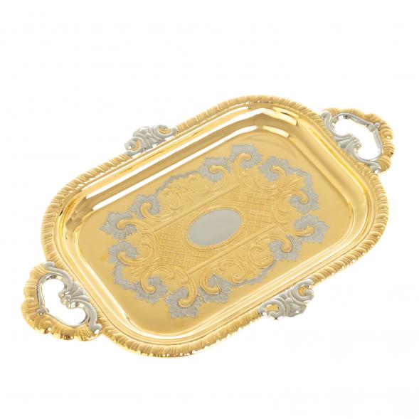 Водочный набор &amp;quot;Конус&amp;quot; 3 рюмки на подносе 40 мл Златоуст 128100