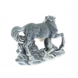 Сувенирная статуэтка " Конь резвится" из мрамолита