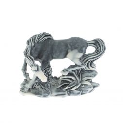 Сувенирная статуэтка " Конь резвится" из мрамолита