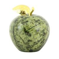 Сувенир &amp;quot;Яблоко&amp;quot; среднее камень змеевик 6х6,5 см