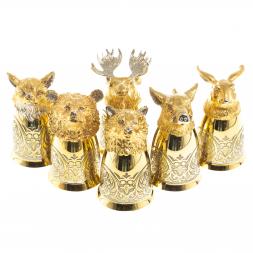 Стопки перевертыши "Лесные звери" набор 6 шт Златоуст