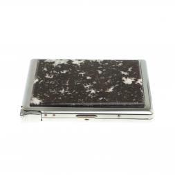 Портсигар на 10 сигарет с зажигалкой камень флогопит