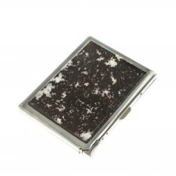 Портсигар на 10 сигарет с зажигалкой камень флогопит