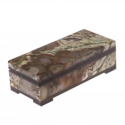 Шкатулка из агата 13х6х4 см