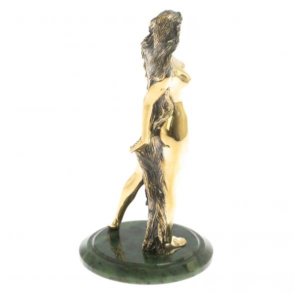 Бронзовая статуэтка &amp;quot;Женщина-огонь&amp;quot; нефрит 125795
